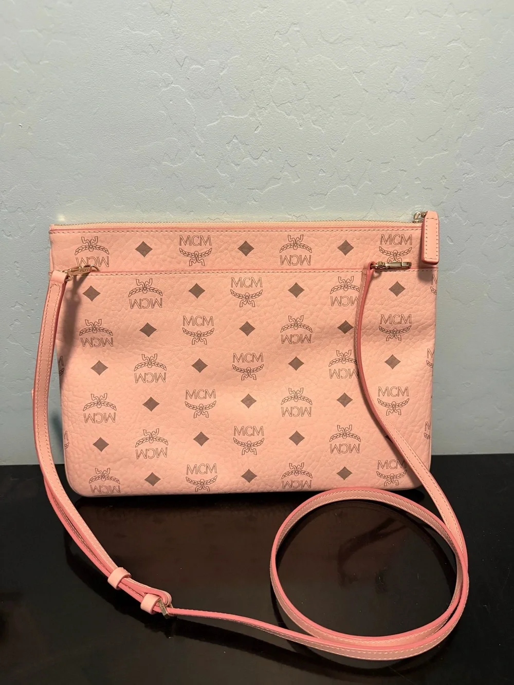 MCM zip pouch
